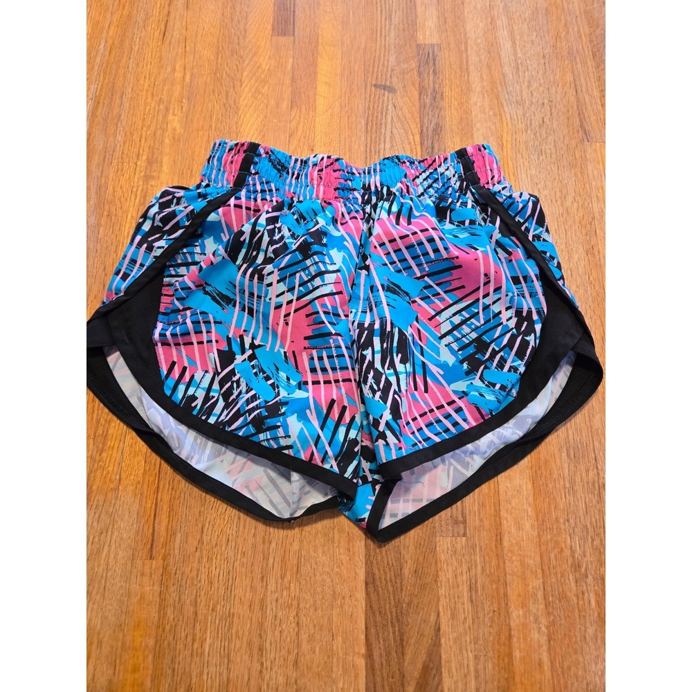 Athletic Works Girls XL‎ (14/16) Abstract Graffiti Pull On Active Running Shorts